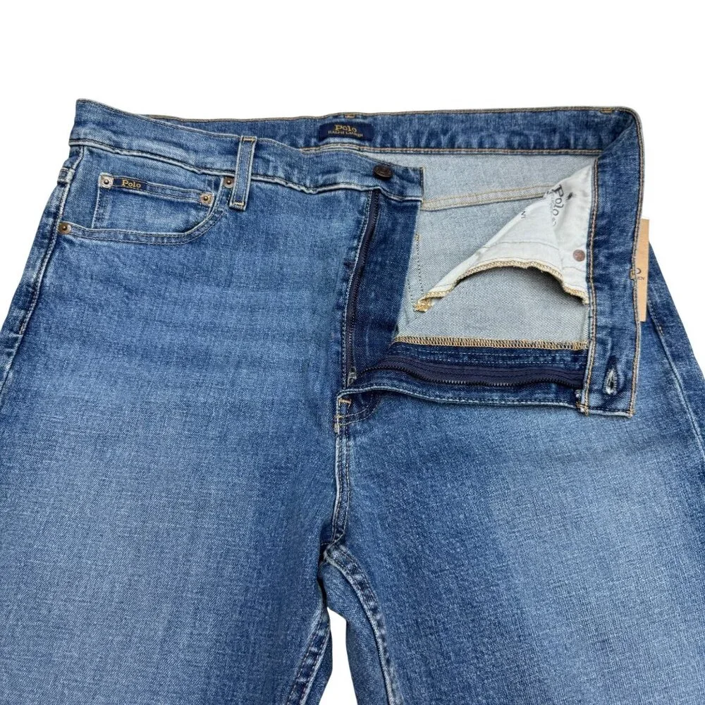 Polo Ralph Lauren Women's High Rise Skinny Indigo Jean Denim Pants, Size 33 NWT - Picture 4 of 12